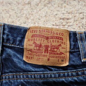 Women's Vintage USA Levis 517 Slim Fit Boot Cut jeans